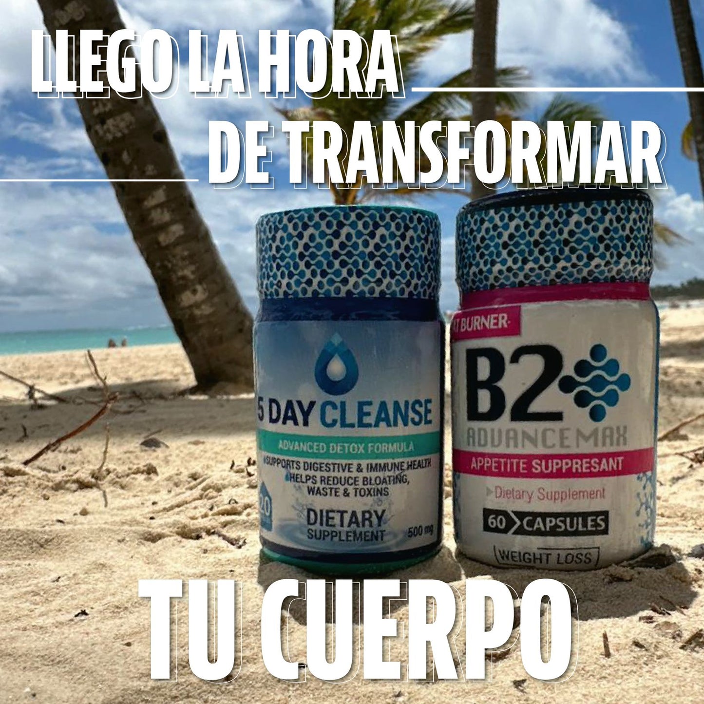 KIT B2 + DETOX PARA QUEMAR LA GRASA Y LIMPIAR EL ORGANISMO